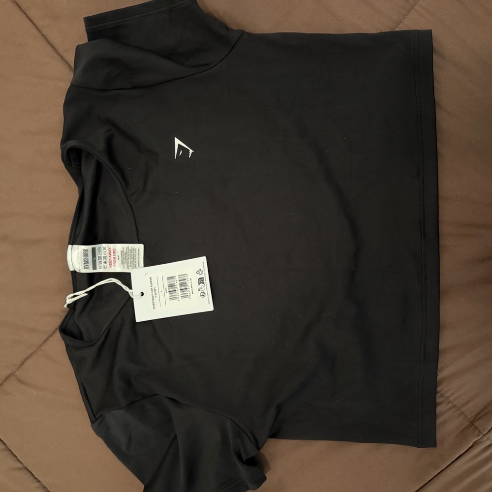 Gymshark Black Crop Top